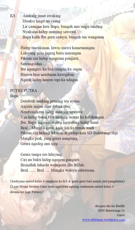 Pidato Perpisahan Bahasa Sunda  newhairstylesformen2014.com